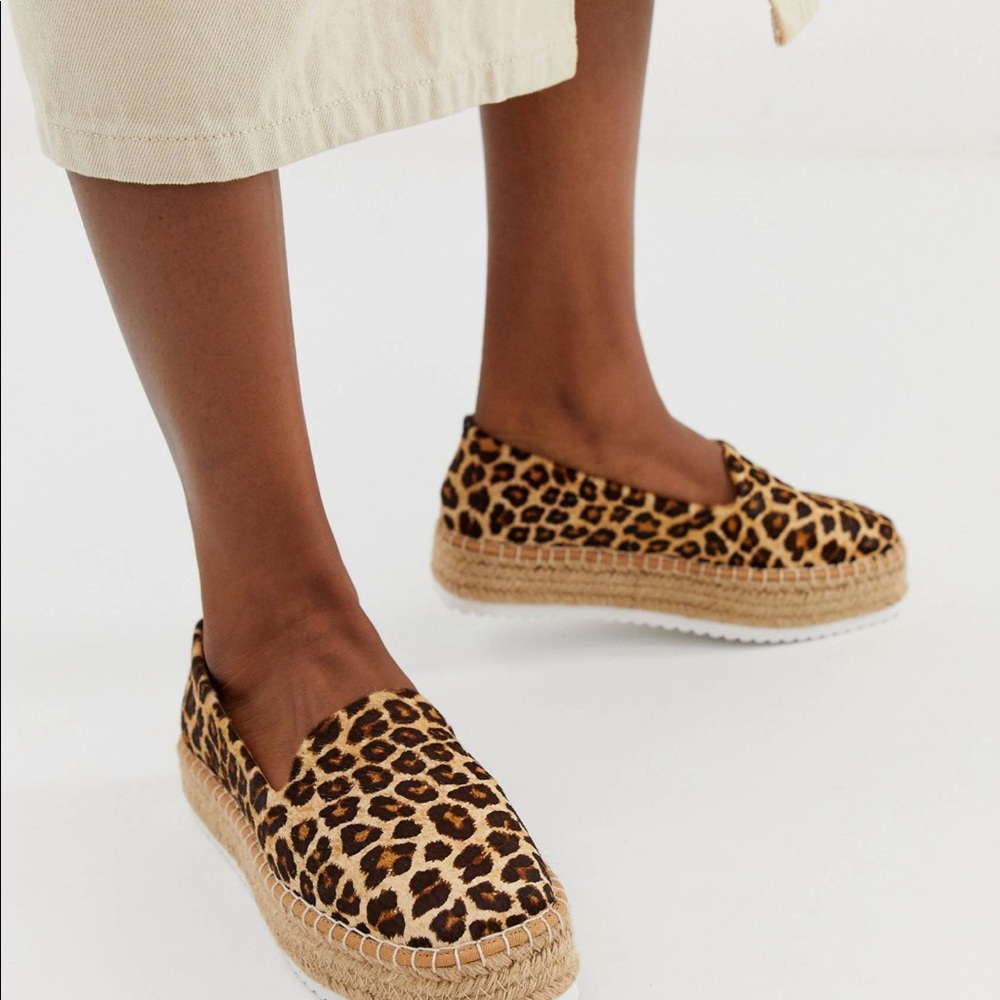 Leopard espadrilles